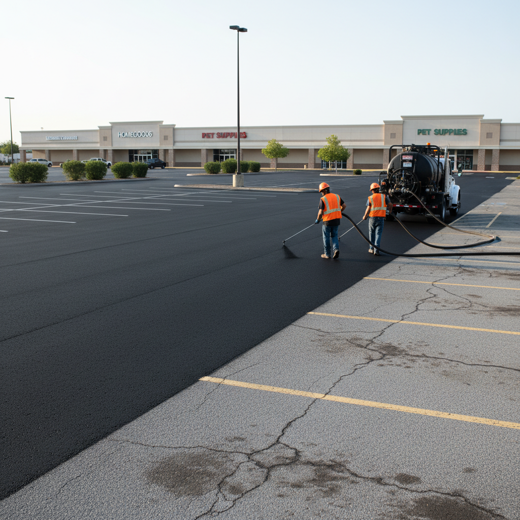 Parking lot sealcoating costs and what affects price