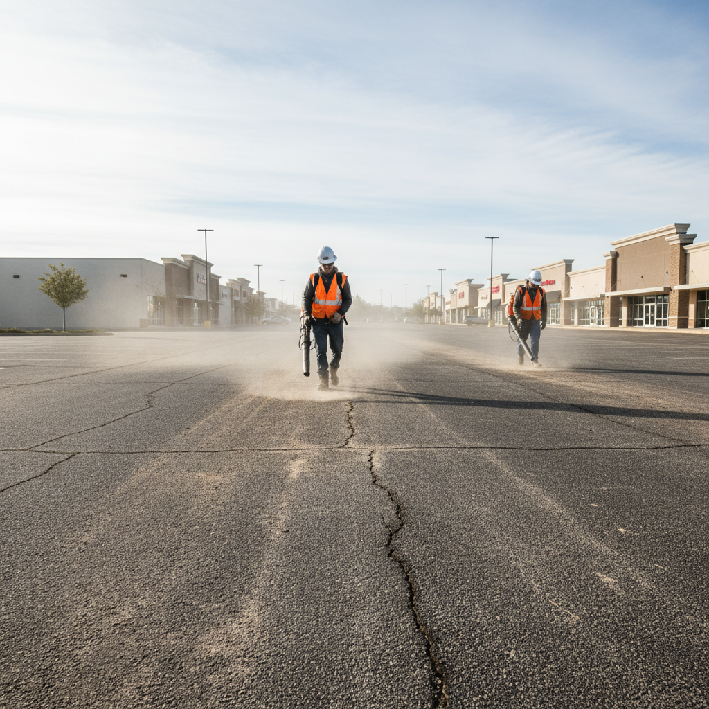 Preparing your parking lot for sealcoating